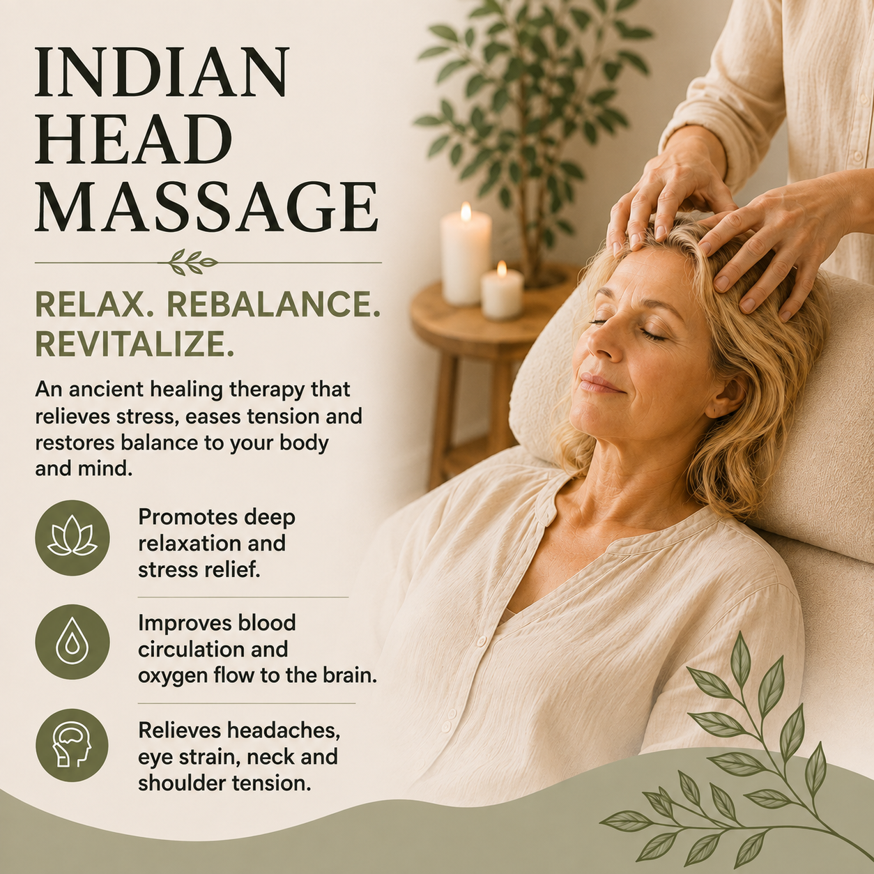TIME FOR SELF INDIAN HEAD MASSAGE